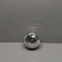 Mirror Disco Ball 8 Inch Hanging Disco Ball for Party Wedding Holiday Home Decoration, Silver