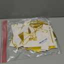 Glitter Eid Mubarak Banner with Gold Moon Star Eid Hanging for Islam Party Decorations No DIY Required