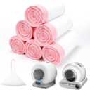 120 Count Heavy Duty Litter Box Liners Compatible with PetCove & Ducksky Automatic Litter Box Bags - Extra Large Self-Cleaning Cat Litter Box Liners, Leak-proof & Drawstring Design Waste Bags