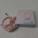 Headset with Microphone for PC - Wired USB Headset Computer Headphones with Microphones (Pink)