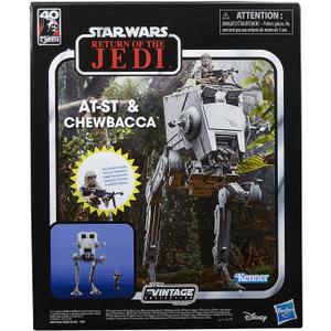 Star Wars The Vintage Collection, at-St & Chewbacca, Return of The Jedi, 15 cm Scale Figure and Vehicle