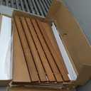 Wire Shelf Covers, Bamboo Wire Rack Covers for Pantry, Closet (5pcs, 30" W x 16" D)