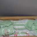 TOREVSIOR Foldable Baby Playpen with Mat, 50"50" Collapsible Play Pen for Babies and Toddlers, Indoor & Outdoor Kids Safety Play Pen, Portable Play Yard, Foldable Baby Playpen with 50 Ocean Balls (Olive Green)