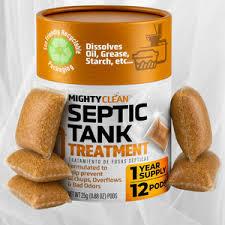 Septic Tank Treatment - 12 Pods, 1 Year Supply - RV Toilet Treatment - Dissolvable Septic Tank Treatment Pods with Natural Bacteria and Enzymes for Effective Septic Treatment - Eco-Friendly Solution