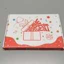 LED Drawing Board -13.7'' X 10" Doodle Glow Board for Christmas Gift, Room/Store/Festival,etc. with 4 Modes & 7 Colors, LED Glow Drawing Board with Adapter, 7 Markers & Tracing Paper