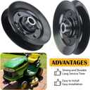 756-04325 Idler Pulley Replaces Cub Cadet 756-04325 Idler Pulley MTD 756-04325 Idler Pulley 756-04325 V Idler Pulley 756 04325 75604325 for Cub Cadet LT1042 LT1046 LTX1042, LT2000 Tractors