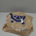 Couch Cup Holder Pillow, Octagon Caddy for Coffee, Phone, Remote - Drink Holder Tray for Bed, Car, Sofa, Table (Light Brown)