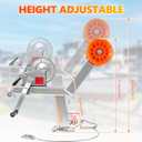 Adjustable Boat Trailer Winch Stand with Roller - Universal Winch Mount for Trailer Tongues - Fits Motorboats, Fishing Boats, Speedboats, Jet Skis and More