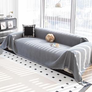 Durable Couch Cover Blanket, Sofa Blanket Cover Washable, Oversized Couch Cover Pet Friendly, Chenille Sofa Cover Blanket for 2-3 Cushions Sofas Solid Color(71"x 102"/Dark Grey/1pc)