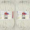 Himalaya Dolphin Baby Yarn Knitting Yarn 2 Skeins 264 Yards 2x100gram Super Bulky Baby Blanket Yarn (80308)