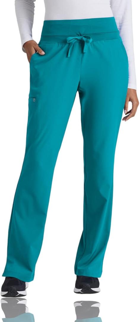 BARCO One Stride Womens Scrub Pant (Small Tall, Teal)