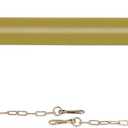SCITOO Yellow 39"-63" PTO Shaft, 1-3/8" PTO Drive Shaft 6 Splines End Round End PTO Driveline Shaft, Series 4 PTO Shaft without Slip Clutch Fit For Bush Hog, Finish Mower, Tractor