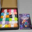 Original Stationery DIY Solar System Pom Pom Craft Kit – All-Inclusive Science and Art Project for Kids 8+ - Space Books for Kids 8-12 Ages with Bouncy Balls