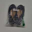 Shoes8teen Womens Sequins Glitter Round Toe Ballet Flat with Bow (11, 2001 Navy Sequins)