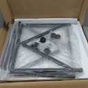 Arbuxzuy 2Tier Printer Stand, Printer Table with Storage, Industrial Printer Storage Cart with Wheels, Rolling Printer Stand for Heat Press Scanner Fax, Brown