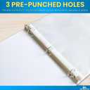 1InTheOffice Heavyweight Sheet Protectors 8.5 x 11, Plastic Sleeves for 3 Ring Binder, Clear, Top Load, 100 Pack