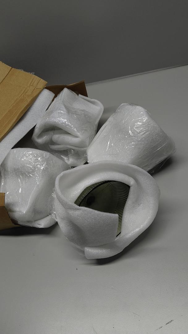 Vintage Strips Embossed Glass Footed Dessert Ice Cream Trifle Salad Candy Cake Bowl for Home Party Wedding - 9 oz, Dark Green, Set of 4