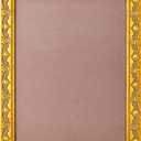 ArtXO 11x14 Picture Frame, Vintage Gold Solid Wood Tabletop and Wall Frame - Display 11x14 Canvas, Art Prints, Diplomas, Ideal for Gallery Wall or Wedding Gift