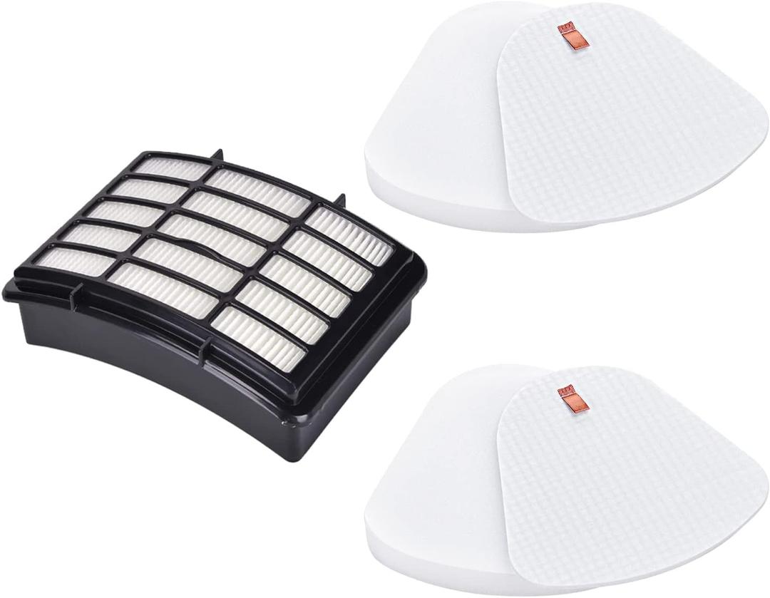Vacuum Replacement Filter for Shark Navigator Lift-Away ZU503AMZ, NV350, NV351, NV352, NV355, NV356, NV357,NV358,NV360, UV540, UV440, 2 Pre-Felt + 1 Hepa Filter Replace Part #XFF350 & XHF350