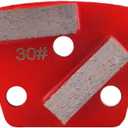 3PCS Trapezoid Grinding Disc, Floor Grinding Pad Concrete Grinding Disc #30 Grit Trapezoid Metal Scraper for Grinder Floor Concrete (3)