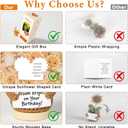 Funny Sunflower Birthday Gift  Handmade Crochet Plush with 30 Sassy Affirmation Cards  Unique Keepsake & Desk Decor for Women, Friends, Coworkers, Sisters or Classmates for Her or Him (Brown)