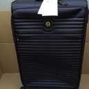 It Luggage Circulator 28" Softside Checked 8 Wheel Expandable Spinner, Maritime Blue (Medium)