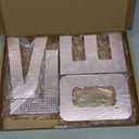 Thyle 4pcs Disco Valentines Day Decor Mirror Red Pink Silver Love Table Centerpiece 3.94 Inches Romantic Tiered Tray Decor Valentine's Tabletop Sign for Home Shelf Mantel Wedding Party(Pink, Silver)