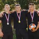 2 x Abaokai 1st, 2nd, 3rd Award Medals, Winner Medals, Metal Award Medals with Smooth Ribbon, Perfect for School Competitions, Party, Students, Olympic Style 2 Inches