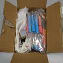 150 Pieces DIY Beadable Pens Kit - 50 plastic Beadable Pens Bulk, Refills & pen bags Included - Beaded Pens Black Ink Ballpoint Cute PensBright (Macaron)