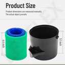 17 083 21 Air Filter & 17-096-79-S Air Filter Cleaner Cover & 17 083 15-S Pre Filter Compatible with Koh-ler CH440 14hp 429cc CH395 9.5hp 277cc 17 083 03-S 17 083 21-S 17 883 01-S1 17 083 32-S Engine