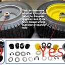 DEEG Replacement for John Deere Lawn Mower Front Wheel Bearing Kit LA100 L105 LA115 LA125 LA130 LA135 LA140 LA145 LA150 LA155 LA165 LA175 x300 d120 D140 D130 D110 D170 L110 L120 L130 L135