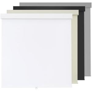 100% Blackout Roller Shades Cordless Blinds for Indoor Windows,Free-Stop Window Shades Pull Down,Thermal Insulated Fabric UV Protection,Blackout Window Guard Blinds for Home,Office,White,23" W x 72" H