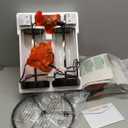 Kyrid 23.5'' Glass Table Lamp Set of 2 for Living Room with USB Ports and AC Outlets(Bulbs Included)