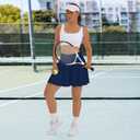 CZRLHYT Skorts Skirts for Women High Waisted Skort for Workout Athletic Activewear Skorts with Pockets (M)