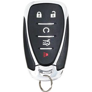 Key Fob Replacement for Chevy Camaro 2016-2021 Chevy Cruze 2016-2019 Chevy Malibu 2016-2021 5 Buttons Keyless Entry Remote Control Fit for HYQ4EA 13529662