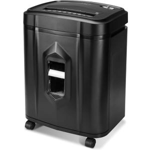 Aurora AU1225MA High-Security 12-Sheet Micro-Cut Paper and CD/Credit Card Shredder/ 5-Gallon Pullout Basket/40 Minutes Run Time