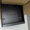 PAKETA 4 Pack Expandable Pull Out Cabinet Organizer, 21'' Deep Pull Out Drawers for Cabinet, Upgrade 3 Slide Rails Sliding Drawers for Cabinets with Adhesive Nano Film (Black, 21"D X 9-14"W)