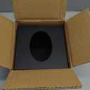 ALELION Wooden Tissue Box Cover Square - Large Black Tissue Box Holder for Tabletop Night Stands Bathroom Office - Decorative Facial Cube Tissue Box Cover