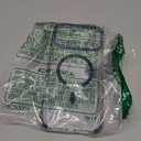 DEERLAMN Strong Magnetic Case for iPhone 17 Pro Max 6.9-Inch,[Compatible with Magsafe][Military Grade Drop Protection] Clear Slim Shockproof Protective Phone Cover-Transparent+Blue