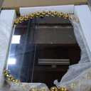 Madison Park Round Mirror, Metal Frame Circle Mirror 36 inch, Wall Art Decor Mounted Hanging for Entryway, Bathroom, hallway, Living Room, Vanity, Marlowe, Gold