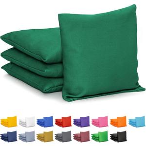 GoSports Classic Cornhole Bean Bags Set of 4-16 Colors Available - Regulation All Weather, Mix and Match