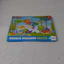 Wooden Dinosaur Puzzles for Toddlers 2-4, 3-Pack Montessori Toys for 3 Year Old, Montessori Toys for 3 Year Old, Toddler Learning Toys for Ages 2-4, Ideal Gifts for Boys and Girls 2 3 4 5