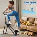 HXD-ERGO Stair Stepper for Home, New Version 6 Adjustable Resistance Vertical Climber Cardio Exercise Machine, Folding Stair Climber for Full Body Workout with Adjustable Handlebar