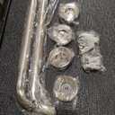 Anti-Slip Chrome Grab Bar 16 Inch, iMomwee 2 Pack Stainless Steel Bathroom Grab Bar w/Knurled Grip, Safety Shower Grab Bar for Wall, Toilet Balanced Support Bar Bathtub Assist Handle for Elderly