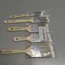 Pro Grade, Paint Brushes, 5-Piece, Paint Brush Set: Flat & Angle Brushes for Latex and Oil Paints, Stains, Interior & Exterior Home Improvement