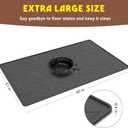Oil Spill Mat for Garage, 60" x 37" Heavy Duty TPE Oil Change Mat with Raised Edge, Reusable Oil Drain Pan, Waterproof, Oil-Proof, Non-Slip Under Car Mat,Protect Garage Surface from Spill & Stain