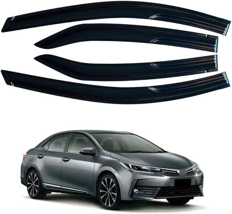 Window Visors Rain Guards for Toyota Corolla 2014 2015 2016 2017 2018 Accessories, Wind Deflectors Vent Shades for Toyota Corolla