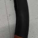 Steering Wheel Cover Standard Size 14.5-15 inch, Non-Slip Car Wheel Cover Protector, Breathable Microfiber Leather, Black and Ochre Brown