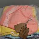 Genovega 6 Packs Oversized Turkish Beach Towel 74"x38" Thin Quick Dry Sand Free Pool Swim Towels Large XL Adult Clearance Blanket Travel Vacation Accessories Essentials Multi Coral Pink Rhombus
