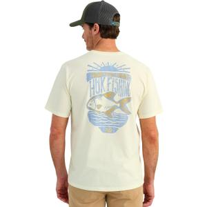 HUK Mens Pocket Tee, Comfortable Performance Fishing Short Sleeve T-Shirt with Chest Pocket (X-Large)